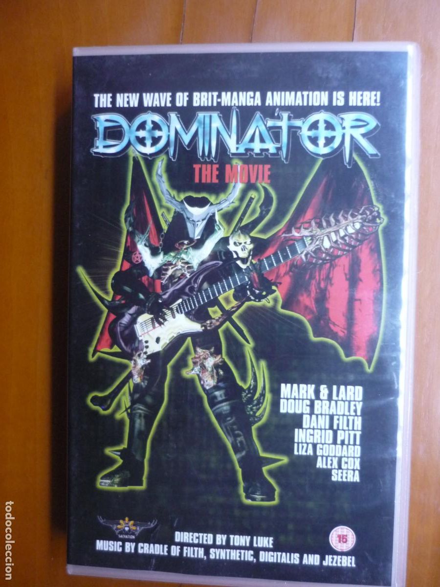 Cine: dominator the movie - pelicula original vhs ingles - ingrid pitt doug bradley alex cox brit-manga