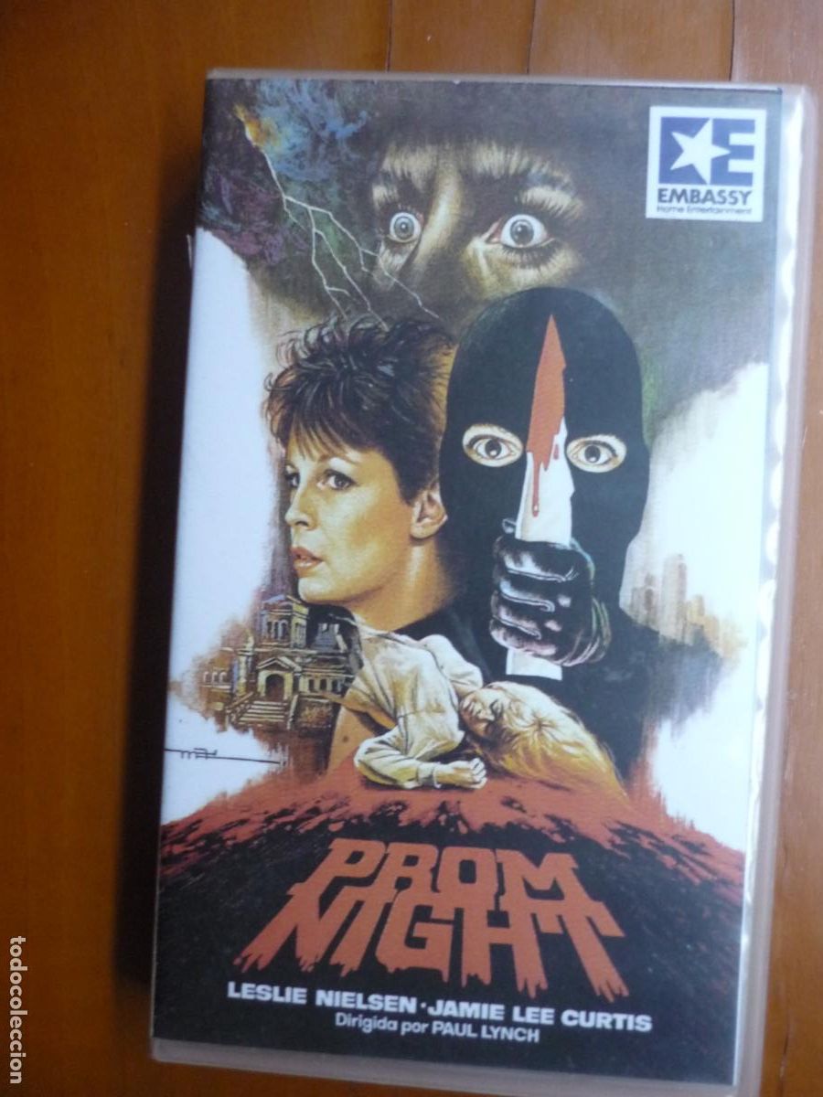 Cine: prom night - pelicula original vhs - jamie lee curtis leslie nielsen - embassy video