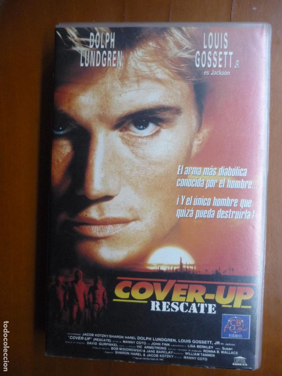 Cine: cover-up rescate - pelicula original vhs - doph lundgren - cb films