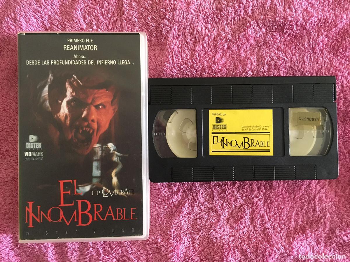 Cine: EL INNOMBRABLE (1988) VHS DISTER VIDEO TERROR ADAPTACI&Oacute;N H.P. LOVECRAFT