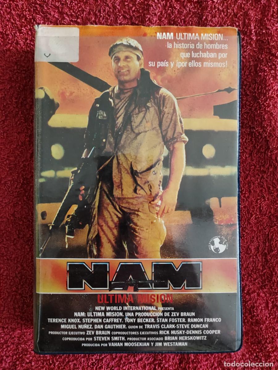 Cine: VHS NAM &Uacute;LTIMA MISI&Oacute;N (PILOTO SERIE TV CAMINO DEL INFIERNO) (1987) TERENCE KNOX STEPHEN CAFFREY