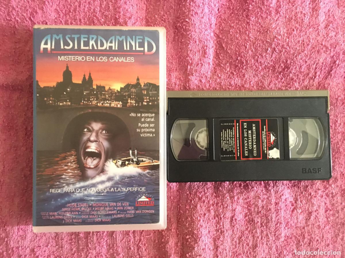 Cine: AMSTERDAMNED MISTERIO EN LOS CANALES (1988) VHS TERROR DICK MAAS HUUB STAPEL
