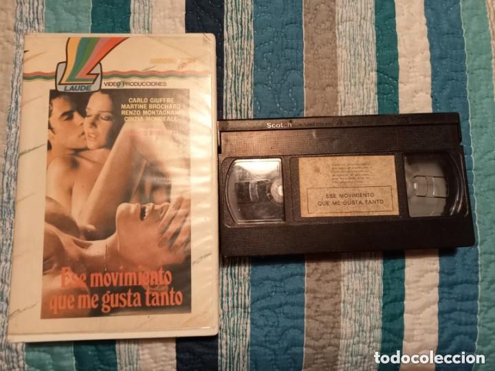 Cine: ESE MOVIMIENTO QUE ME GUSTA TANTO (1976) VHS 1&ordf; EDICI&Oacute;N LAUDE VIDEO COMEDIA