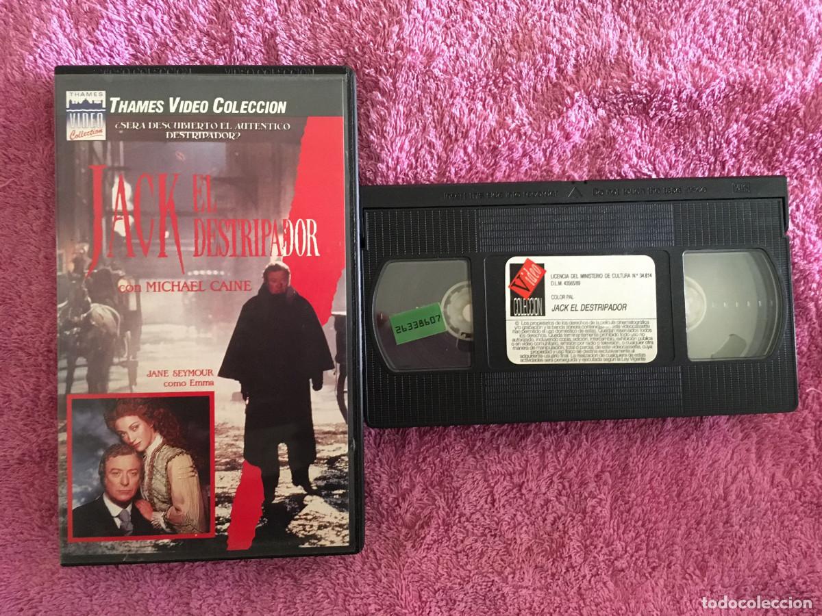 Cine: JACK EL DESTRIPADOR (1988) VHS MINISERIE TERROR MICHAEL CAINE JANE SEYMOUR
