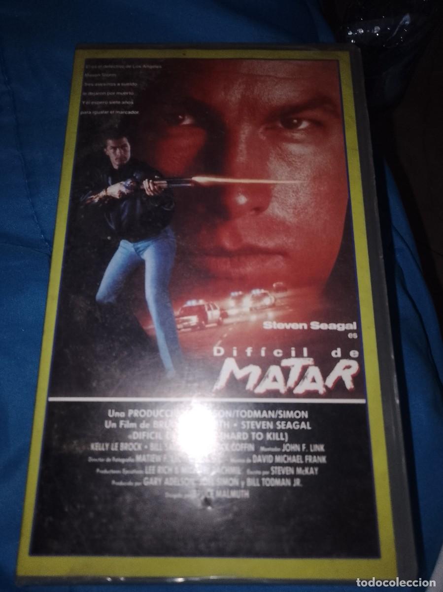 Cine: Dif&iacute;cil de matar vhs ver fotos