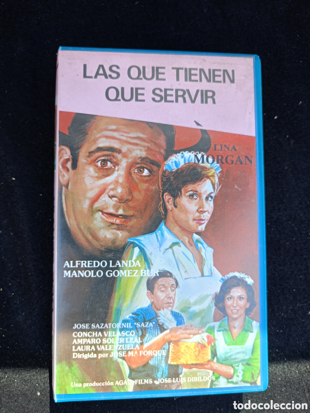 Cine: LAS QUE TIENEN QUE SERVIR - Lina Morgan, Alfredo Landa - (1987) - VHS