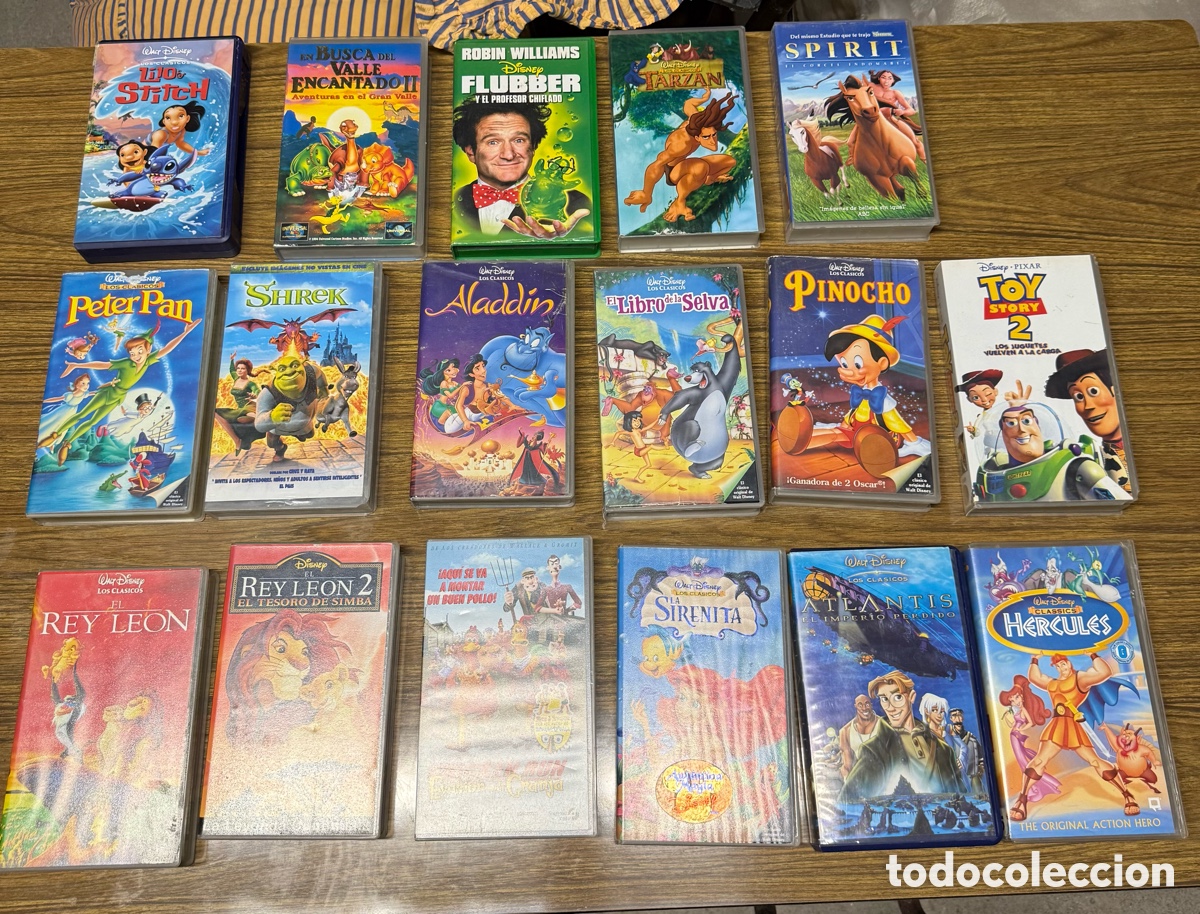 Cine: Lote 16 VHS Disney 16