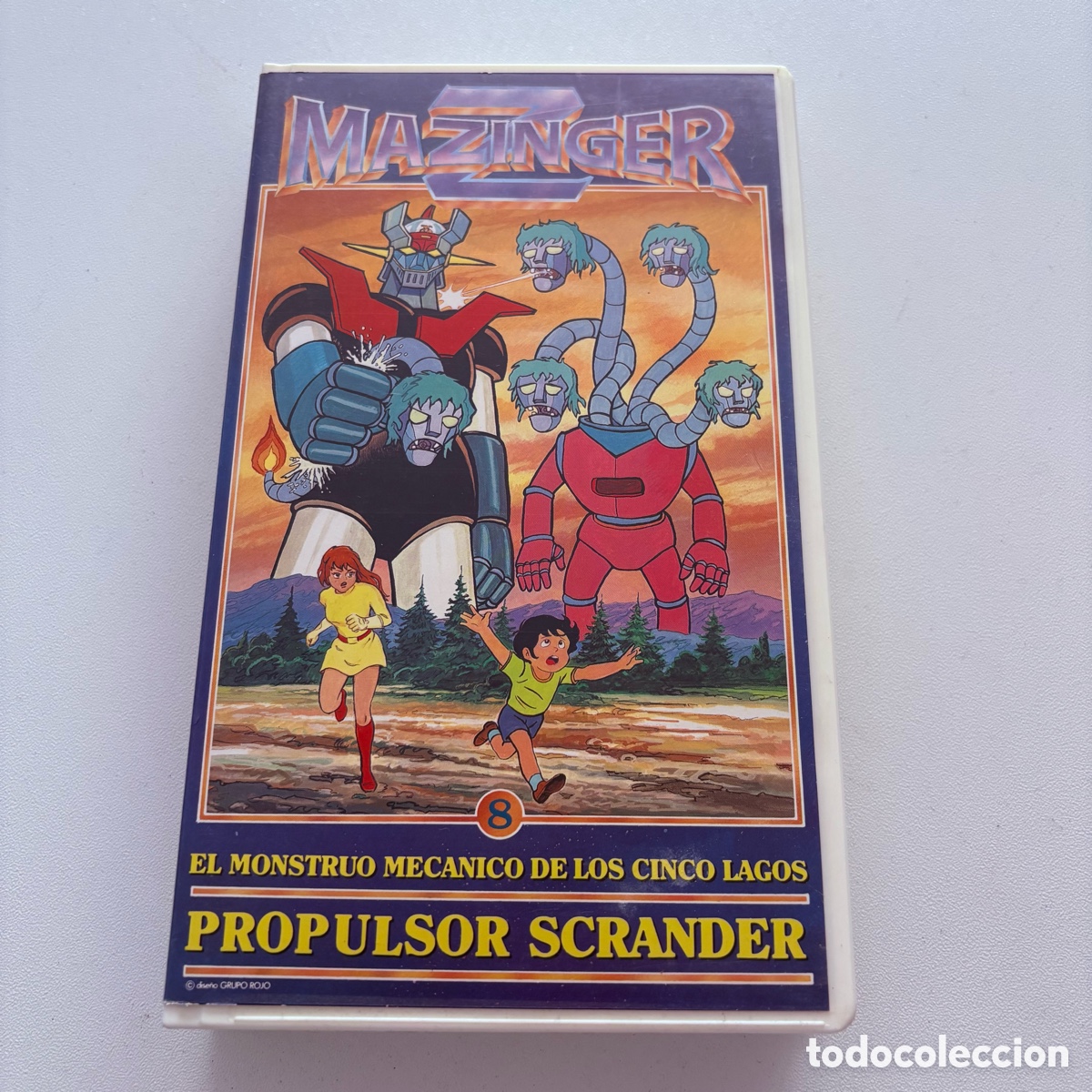 Cine: pelicula vhs mazinger z n&ordm; 8