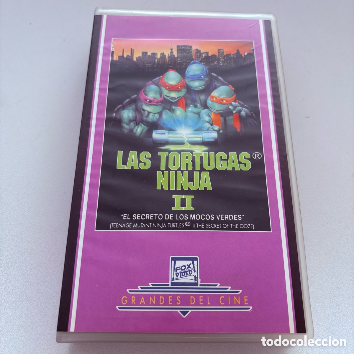 Cine: pelicula vhs las tortugas ninja II 2 el secreto de los mocos verdes
