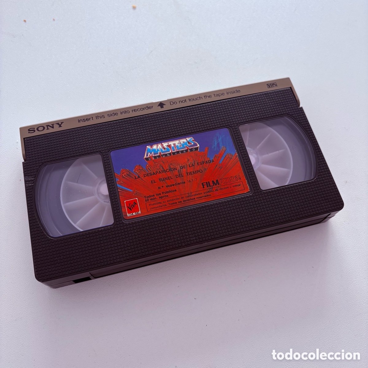 Cine: pelicula vhs he-man y los masters del universo la desaparicion de la espada el tunel del tiempo