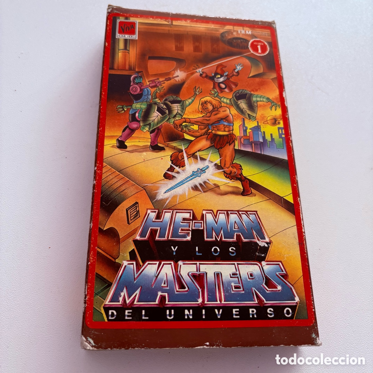 Cine: caratula de la pelicula vhs he-man y los masters del universo 1 cometa cosmico desaparecido