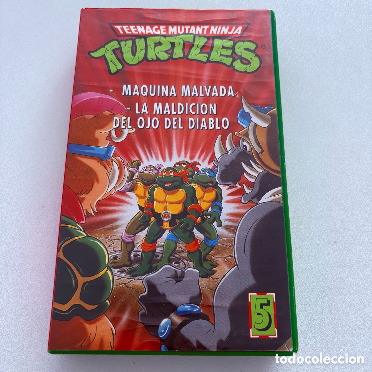 Cine: vhs las tortugas ninja 5 maquina malvada maldicion del ojo del diablo