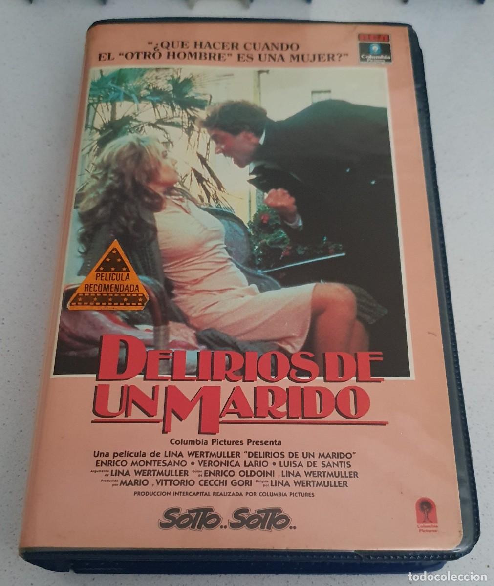 Cine: Pel&iacute;cula Vhs Delirios de un Marido. RCA Columbia 1987 Videoclub alquiler.