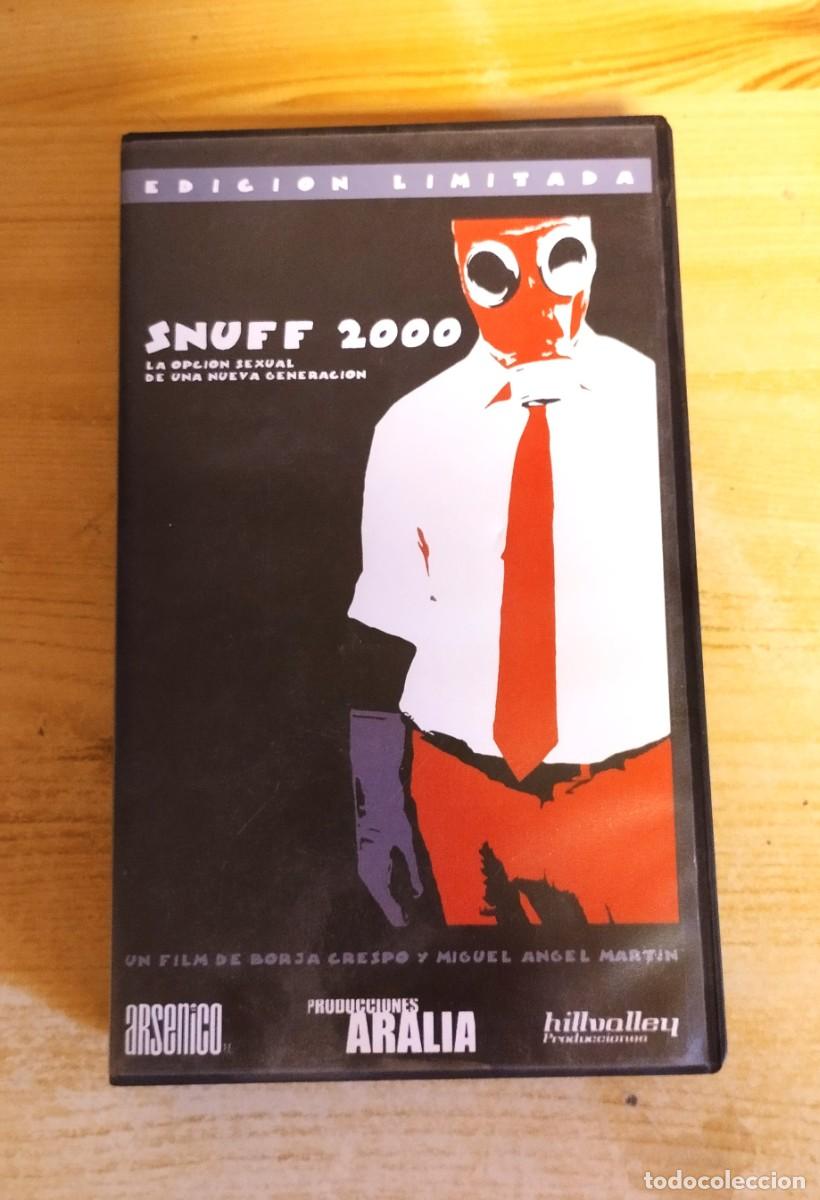 Cine: SNUFF 2000 - VHS - BORJA CRESPO & MIGUEL &Aacute;NGEL MART&Iacute;N - EDICI&Oacute;N LIMITADA - RAREZA GORE DE CULTO