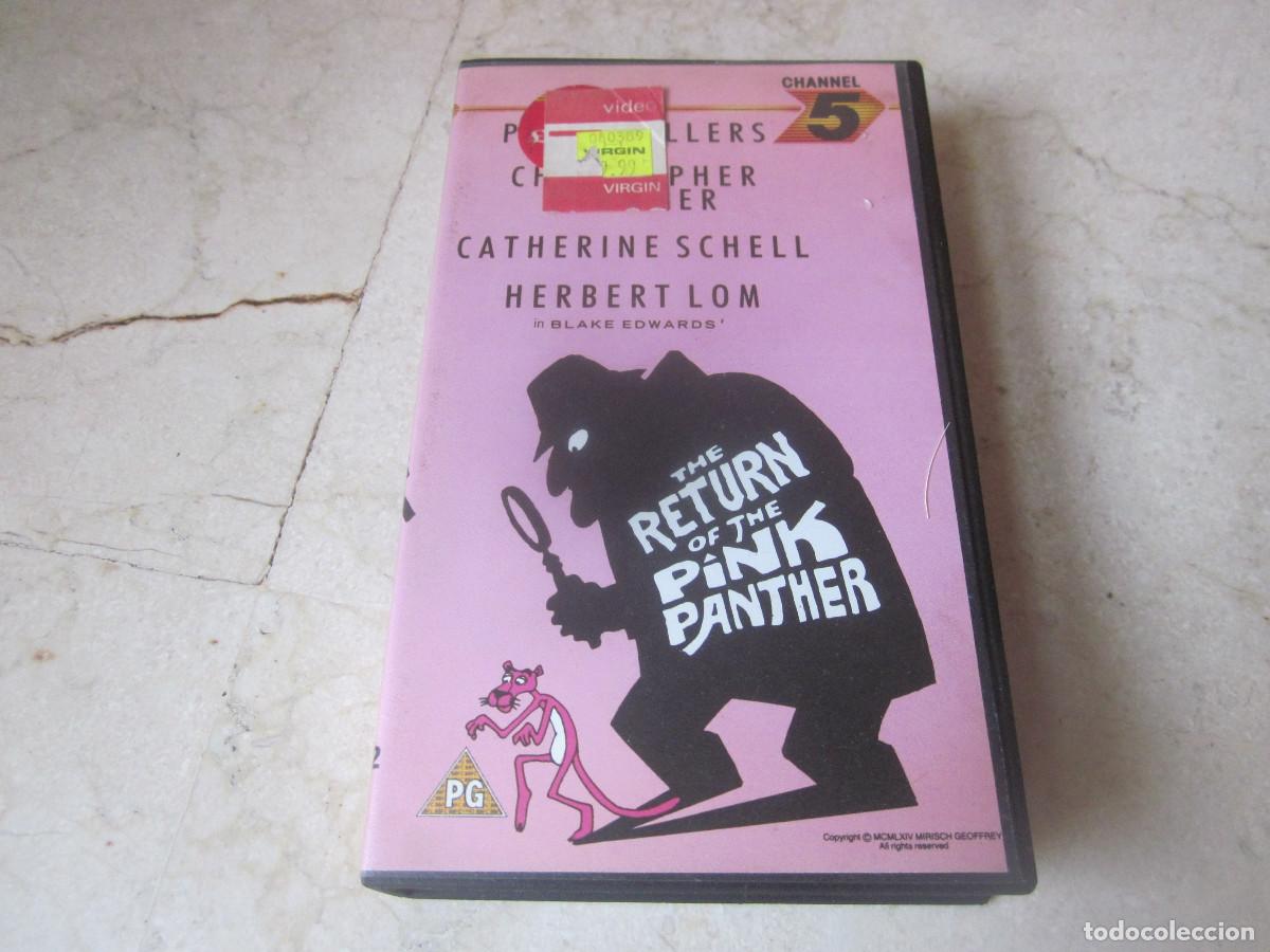 Cine: PETER SELLERS - THE RETURN OF THE PINK PANTHER VHS - CHANNEL 5 1986