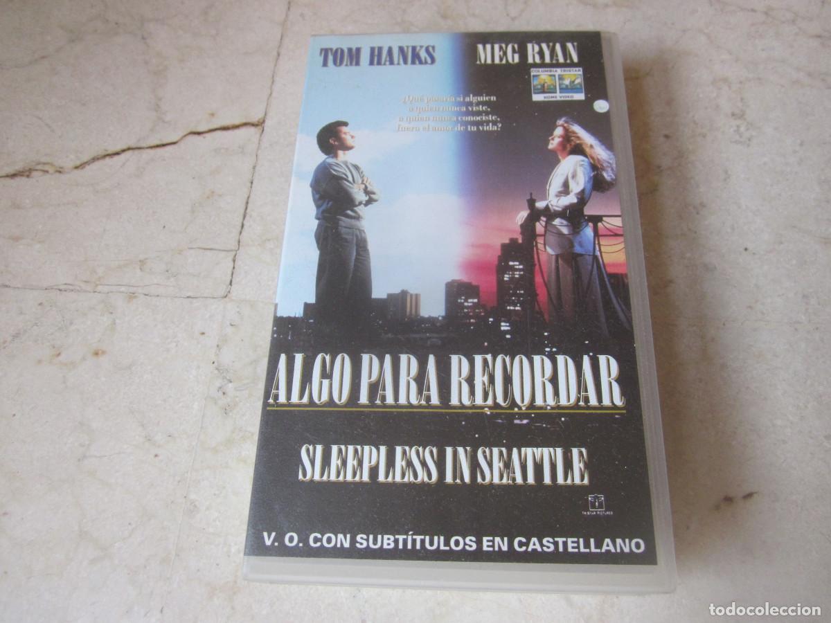 Cine: TOM HANKS / MED RYAN - ALGO PARA RECORDAR VHS - V.O. CON SUBTITULOS EN CASTELLANO - COLUMBIA 1994