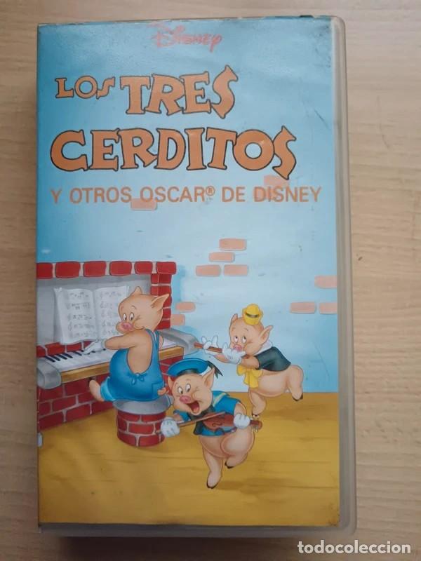 Cine: Vhs Los tres cerditos y otros oscar de Disney