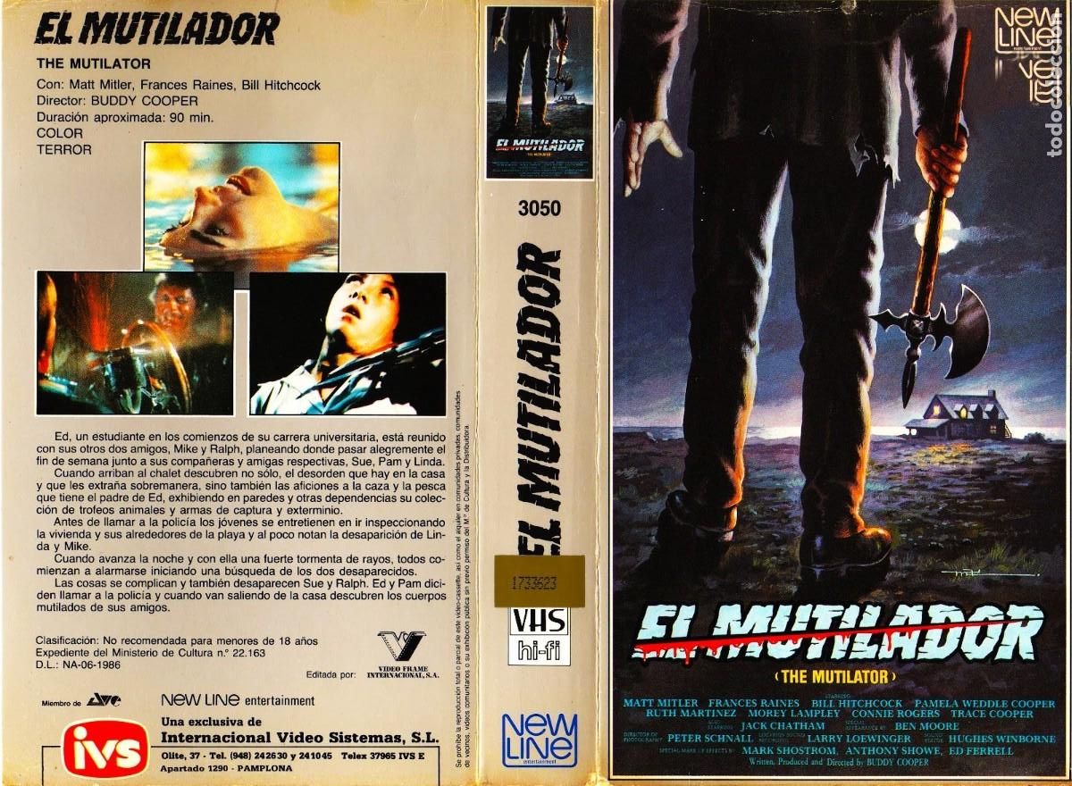 Cine: EL MUTILADOR. CINE EN VHS. COLECCION. LEER MUY ATENTAMENTE Y CON SUMA ATENCION, GRACIAS-