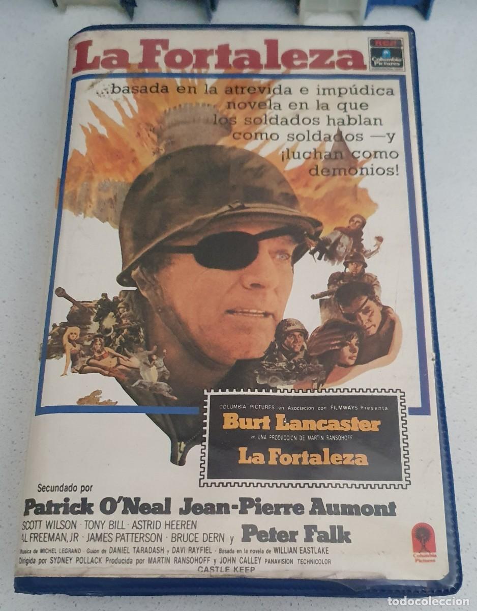 Cine: Pel&iacute;cula Vhs La Fortaleza. Burt Lancaster. RCA Columbia 1986 videoclub alquiler.