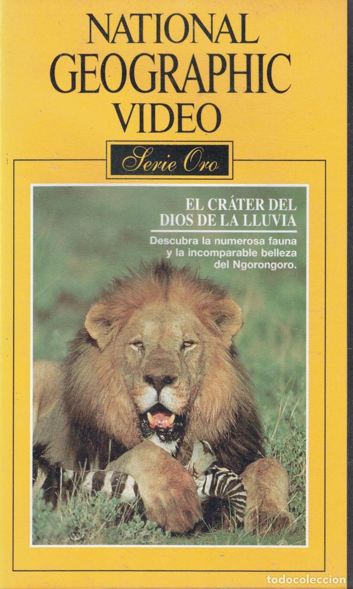 Cine: VHS - EL CR&Aacute;TER DEL DIOS DE LA LLUVIA - NATIONAL GEOGRAPHIC VIDEO - SERIE ORO N&ordm; 24