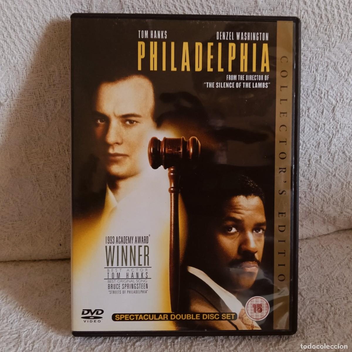 Cine: PHILADELPHIA Tom Hanks-Bruce Springsteen Dvd 2 discos como NUEVO Pedido m&iacute;nimo 9,00 euros