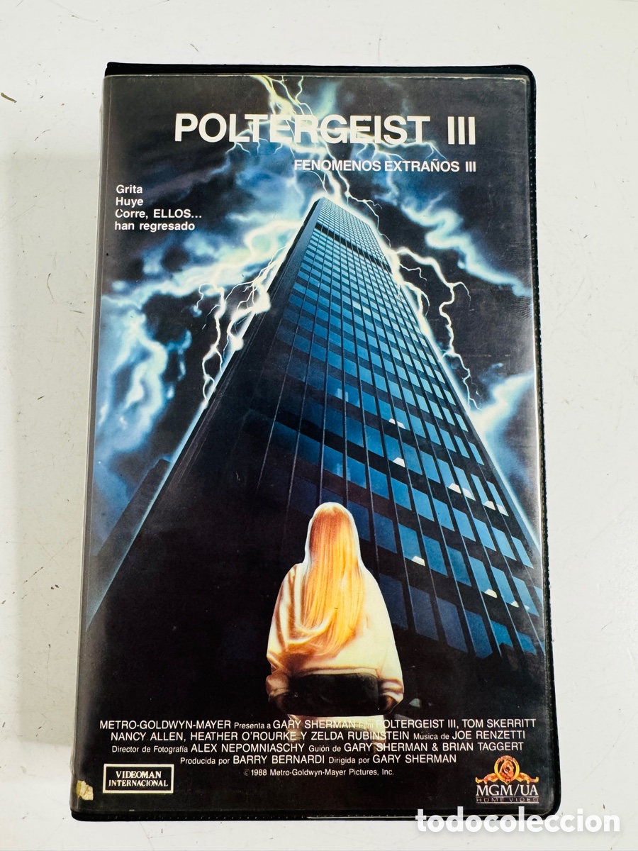 Cine: Poltergeist III: Fen&oacute;menos Extra&ntilde;os III VHS Terror