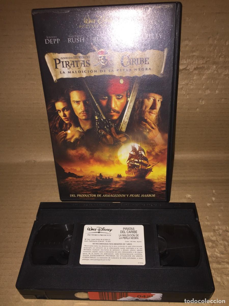 Cine: Vhs Piratas del caribe la maldicion de la perla negra