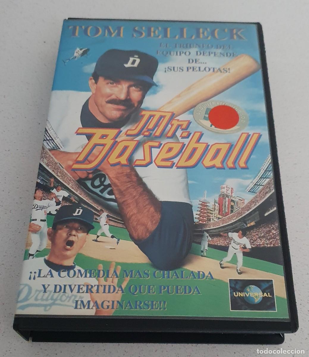 Cine: Pel&iacute;cula Vhs Mr Baseball. Tom Selleck. CIC Video 1993 videoclub alquiler.