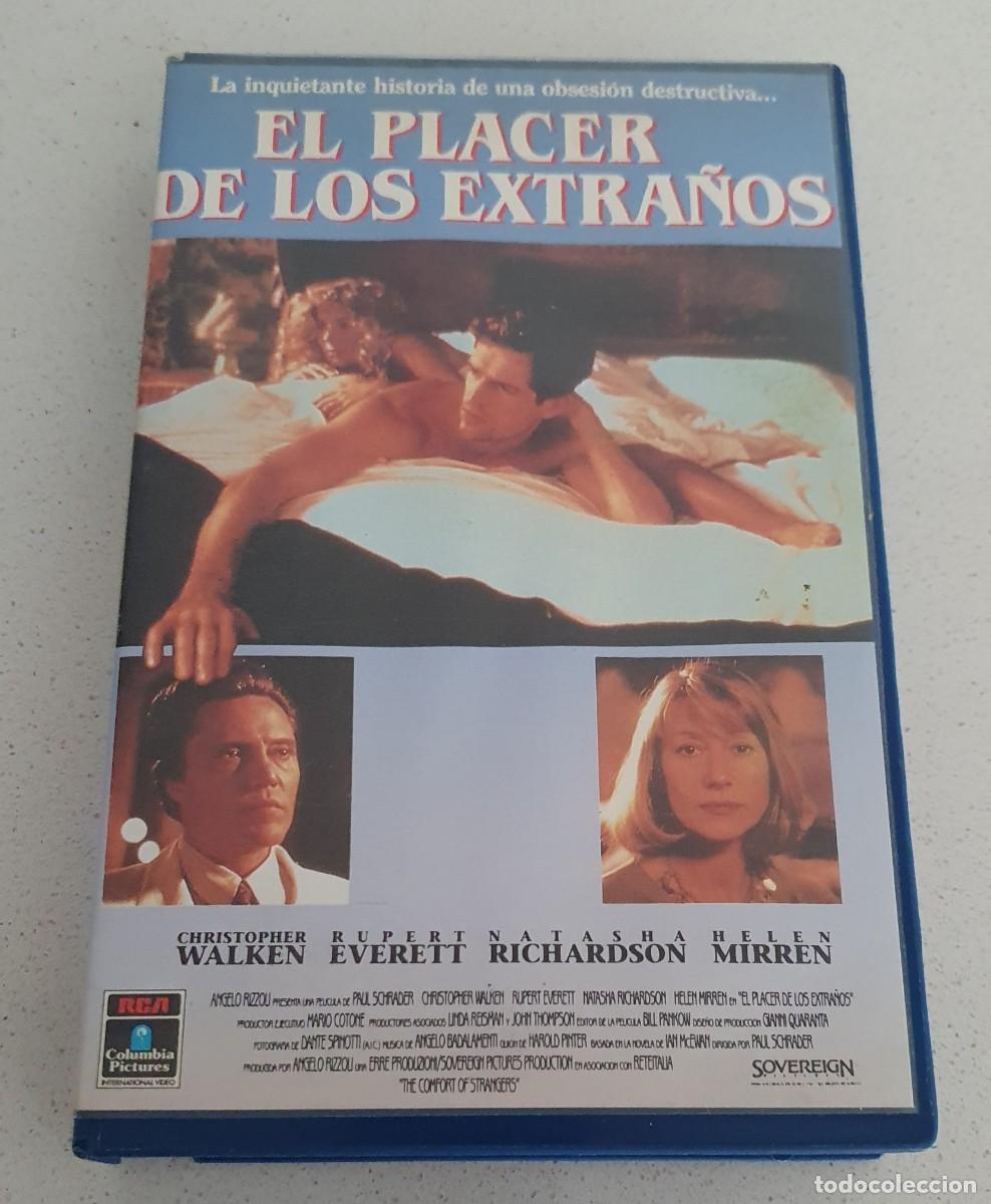 Cine: Pel&iacute;cula Vhs El Placer de los Extra&ntilde;os Christopher Walken Paul Schrader. RCA Columbia 1991 videoclub