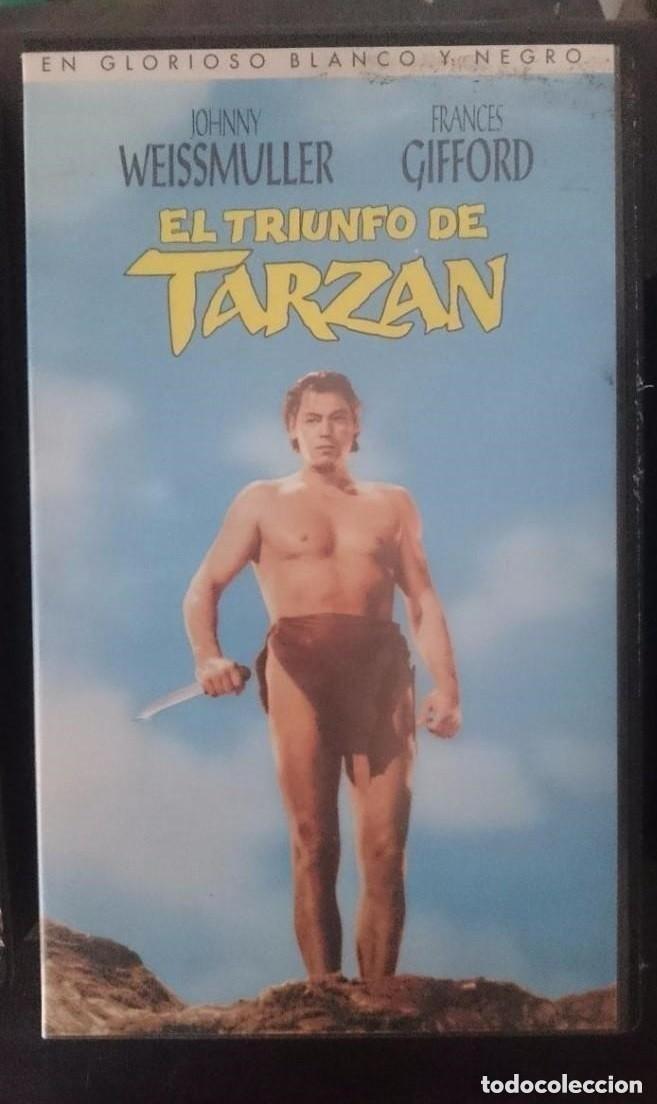 Cine: VHS - TARZAN - EL TRIUNFO DE TARZAN - JOHNNY WEISSMULLLER - FRANCES GIFFORD
