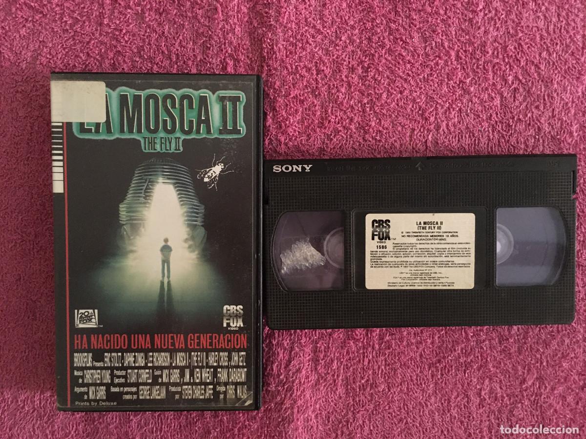 Cine: LA MOSCA II 2 (1989) VHS 1&ordf; EDICI&Oacute;N FOX CBS TERROR ERIC STOLTZ DAPHNE ZUNIGA