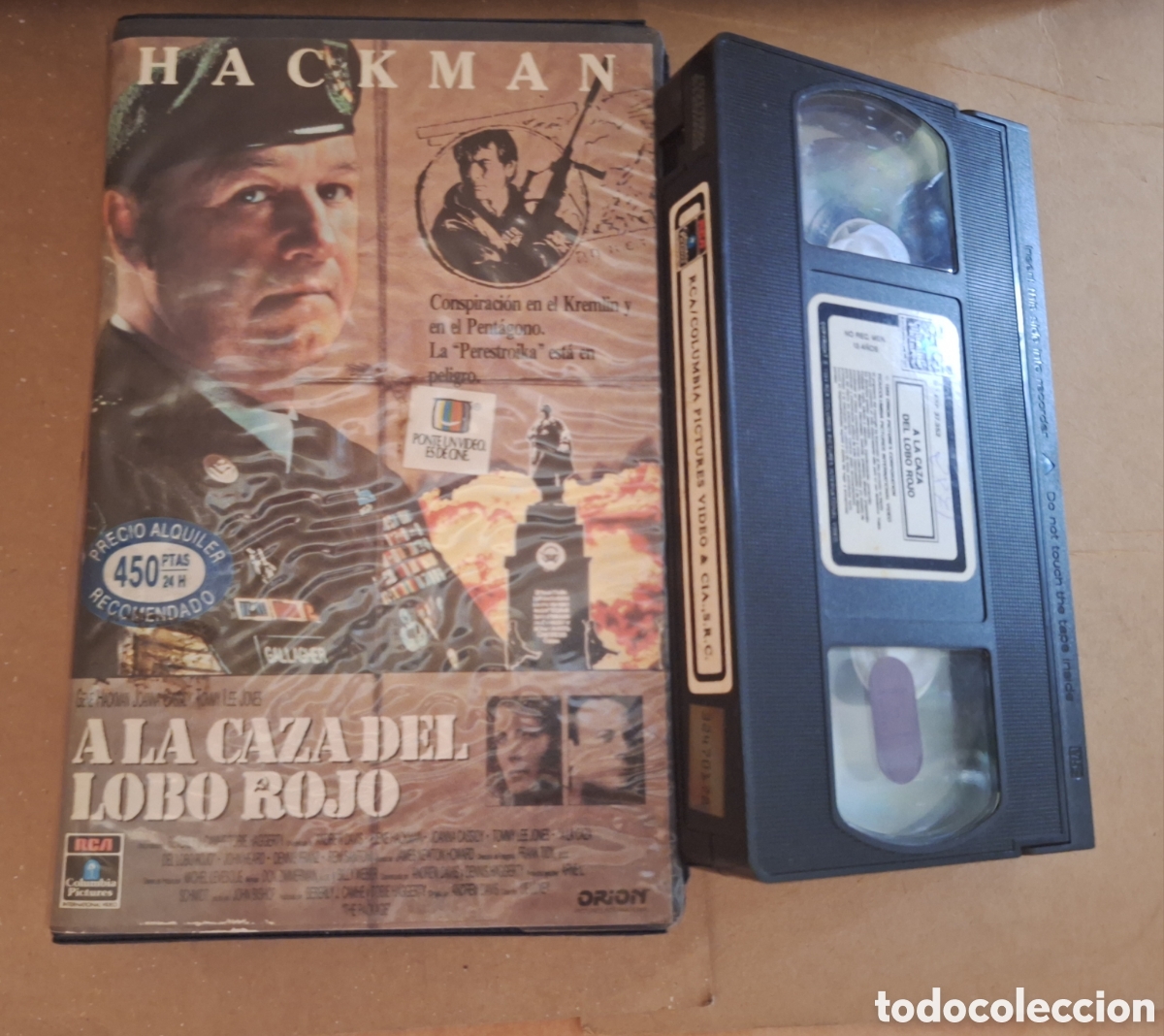 Cine: A la Caza del Lobo Rojo VHS B&eacute;lica