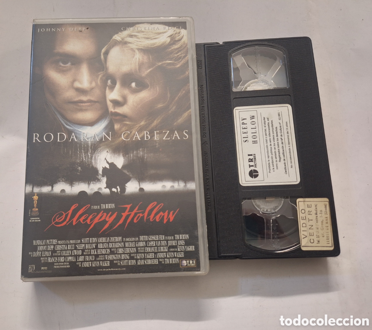 Cine: Sleepy Hollow VHS Caja Grande