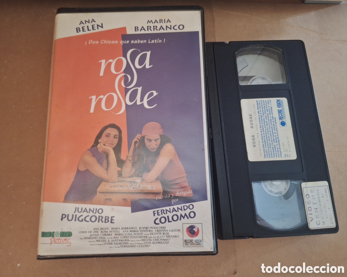 Cine: Rosa Rosae VHS Descatalogada