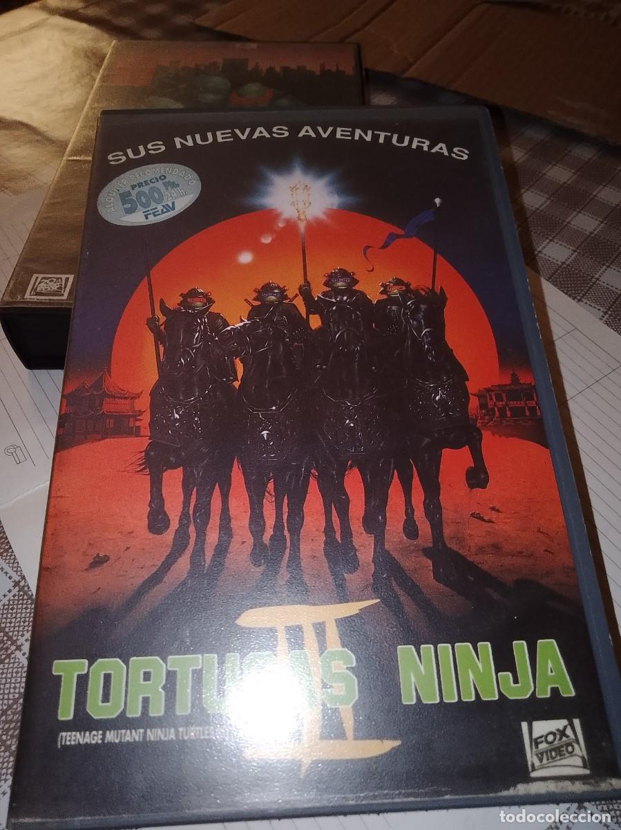 Cine: Tortugas ninja 3 VHS caja grande 1 edici&oacute;n &uacute;nica