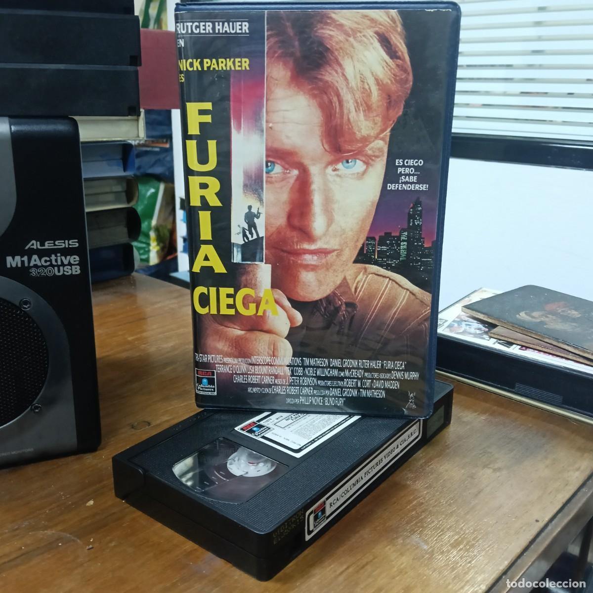 Cine: FURIA CIEGA - PHILLIP NOYCE - RUTGER HAUER, LISA BLOUNT - RCA