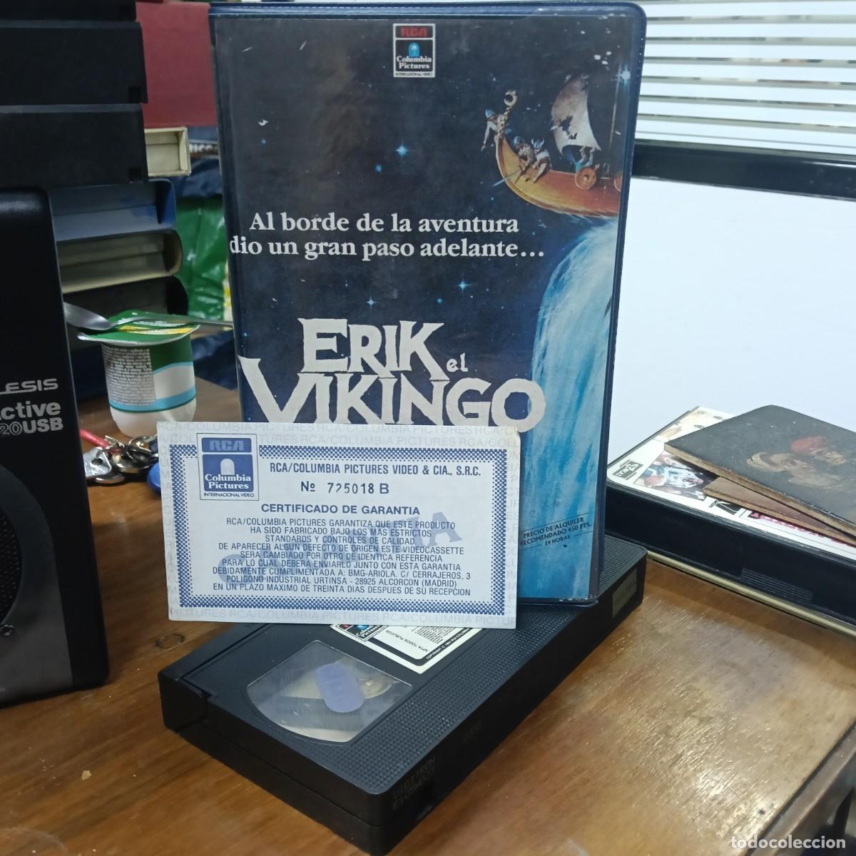 Cine: ERIK EL VIKINGO - TERRY JONES - TIM ROBINS, EARTHA KITT, MICKEY ROONEY - RCA 1990