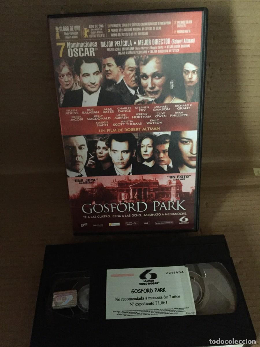 Cine: Vhs Gosford park - Robert Altman