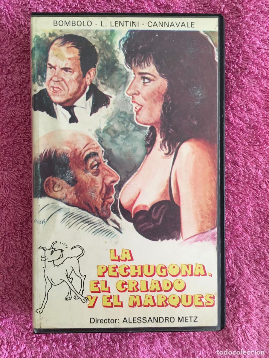Cine: LA PECHUGONA, EL CRIADO Y EL MARQU&Eacute;S (1982) VHS COMEDIA BOMBOLO + JAMONA TETONA LICINIA LENTINI