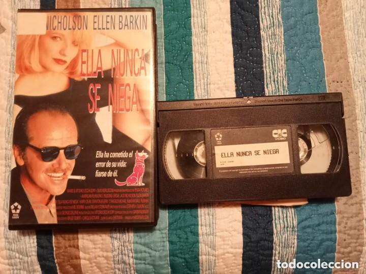 Cine: ELLA NUNCA SE NIEGA (1992) VHS JACK NICHOLSON ELLEN BARKIN BEVERLY D'ANGELO