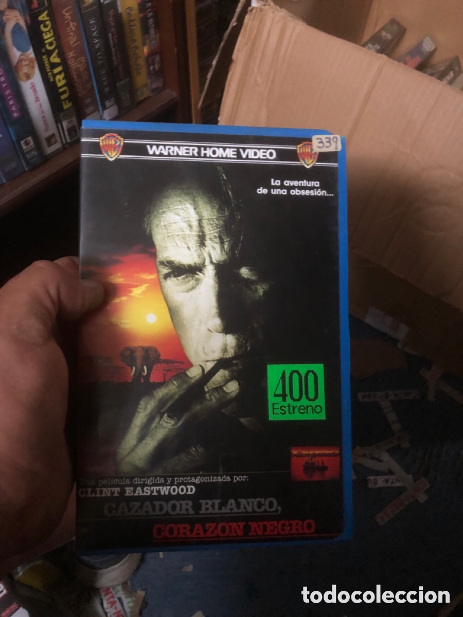 Cine: vhs Cazador blanco coraz&oacute;n negro