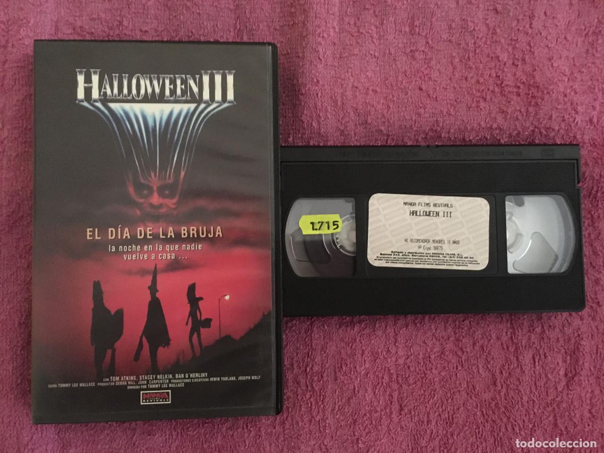 Cine: HALLOWEEN III EL D&Iacute;A DE LA BRUJA (1982) VHS TERROR MANGA FILMS TOM ATKINS