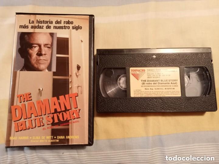 Cine: EL ROBO DEL DIAMANTE AZUL (1967) VHS TOPACIO BITTO ALBERTINI BRAD HARRIS