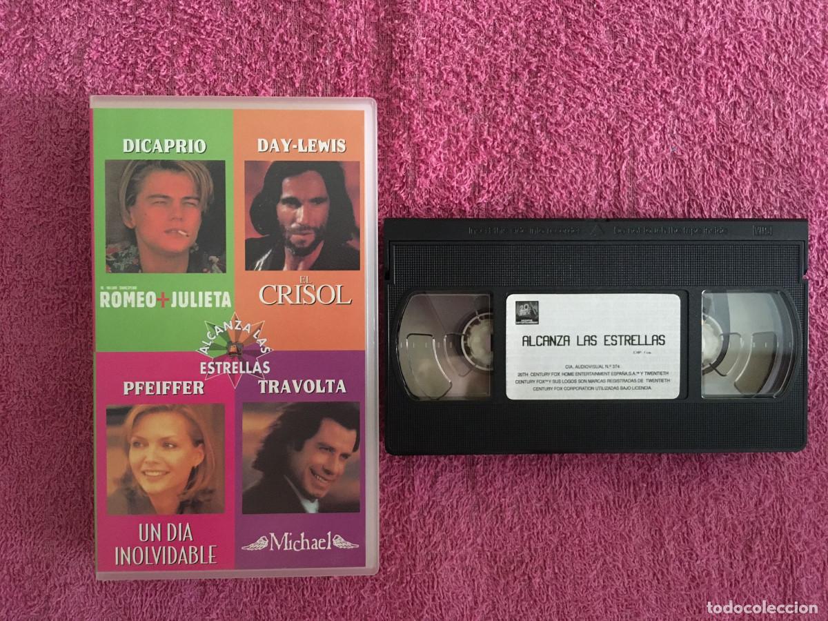 Cine: ALCANZA LAS ESTRELLAS VHS EDICI&Oacute;N FOX LEONARDO DI CAPRIO PFEIFFER TRAVOLTA &Uacute;NICA EN TC