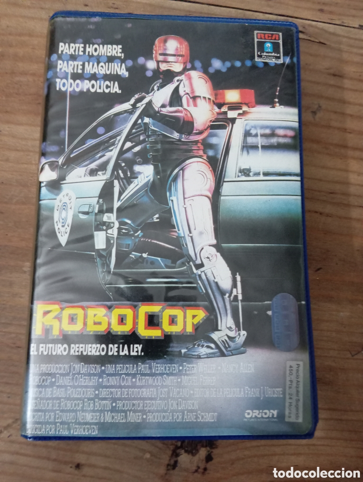 Cine: ROBOCOP , 1988 / VHS EDICI&Oacute;N VIDEOCLUB.