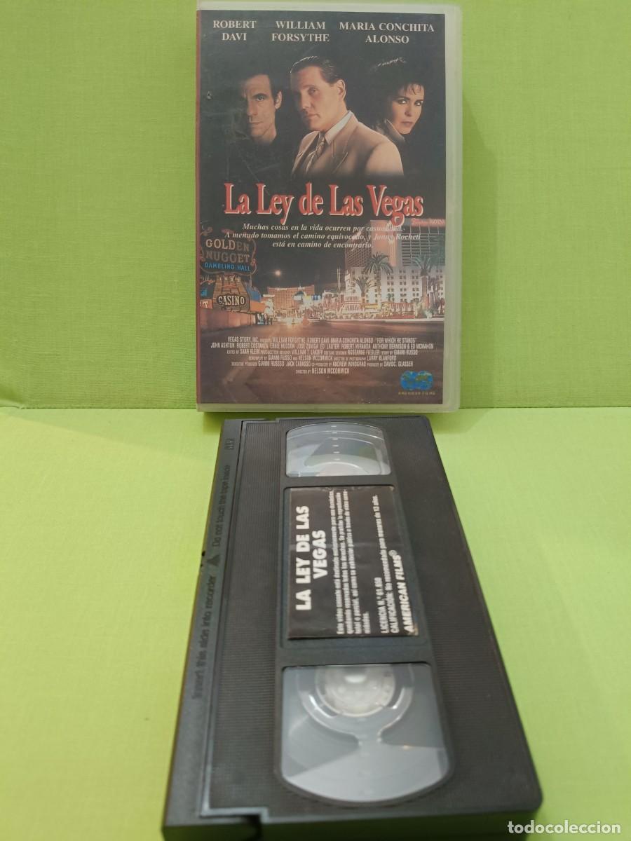 Cine: VHS La ley de Las Vegas Roberto Davi - primera edici&oacute;n video club