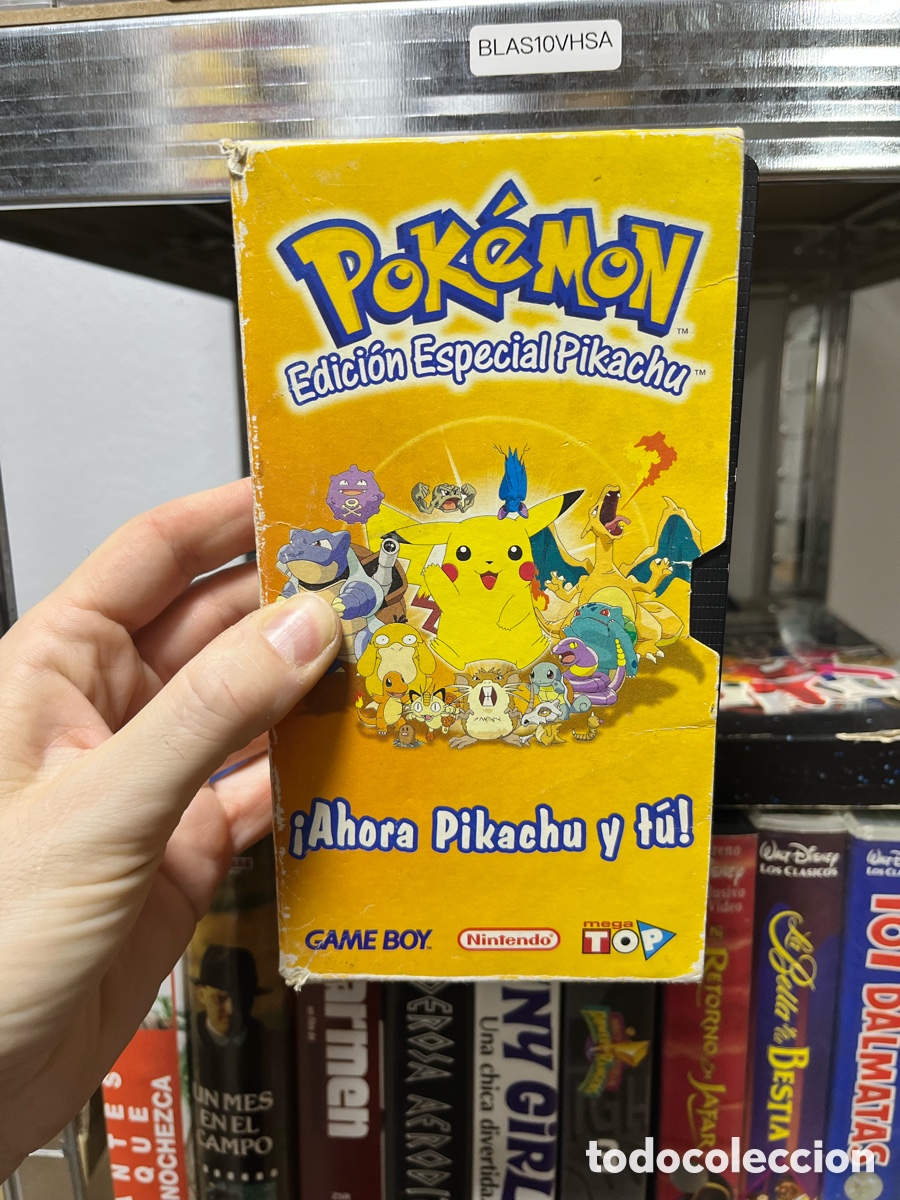 Cine: BLAS10VHSA Pok&eacute;mon VHS mega top edici&oacute;n especial pikachu