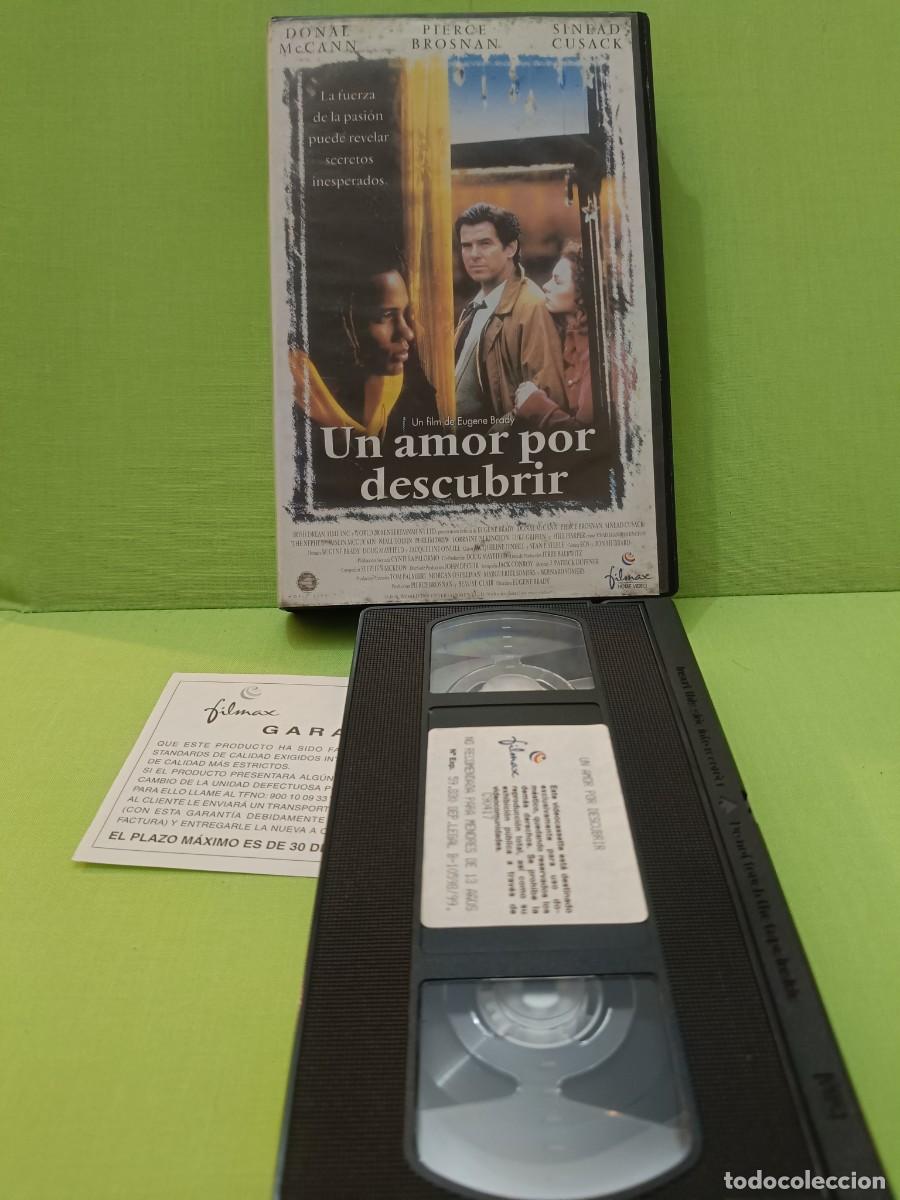 Cine: VHS Un amor por descubrir Pierce Brosnan - primera edici&oacute;n video club