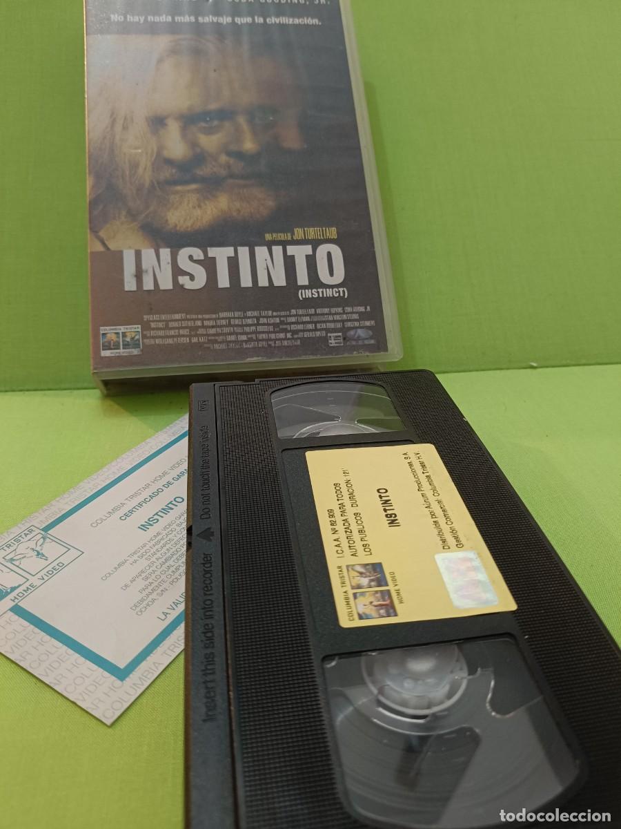 Cine: VHS Instinto Anthony Hopkins primera edici&oacute;n video club