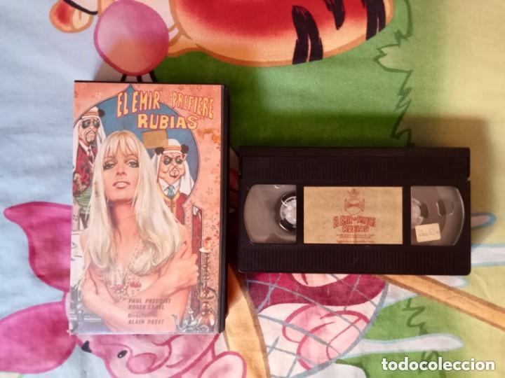 Cine: EL EMIR LAS PREFIERE RUBIAS (1983) VHS COMEDIA FRANCESA &Uacute;NICA